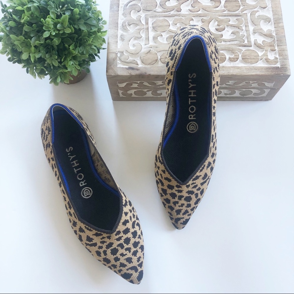 Rothy’s • Leopard Print Point Flats